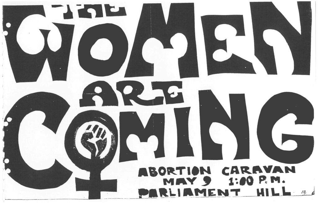 Abortion Caravan Poster, 1970