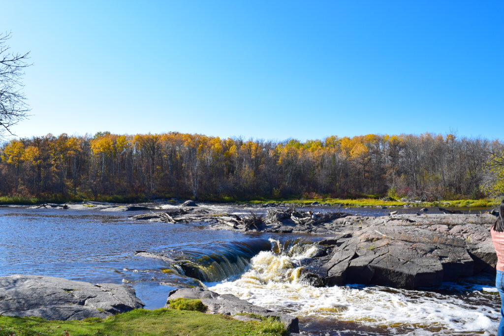 A Manitoba river and rocks