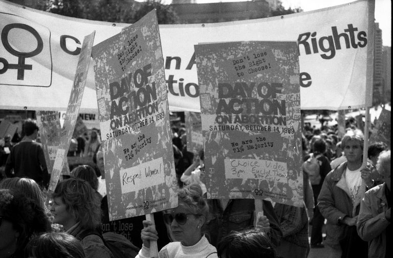 Day of Action on Abortion Rights (Toronto) – October 14, 1989. Image: Amy Gottlieb